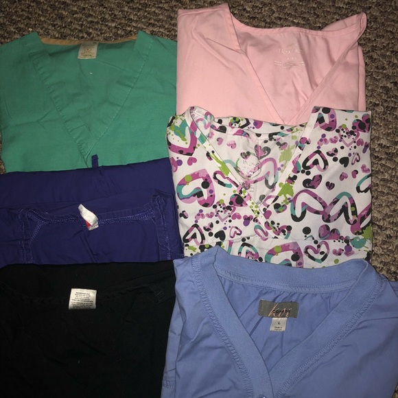 Scrub shirts and pants varies sizes S ,M,L - Picture 3 of 8